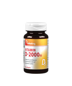 Vitaking - Vitamín D-2000 (90 mäkkých kapsúl)