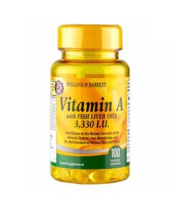 Vitamín A, 3300 IU - 100 mäkkých kapsúl