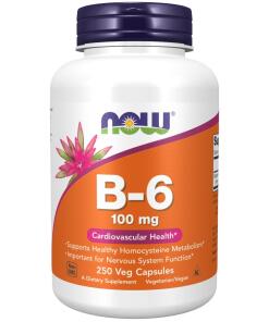 Vitamín B6, 100 mg - 250 kapsúl