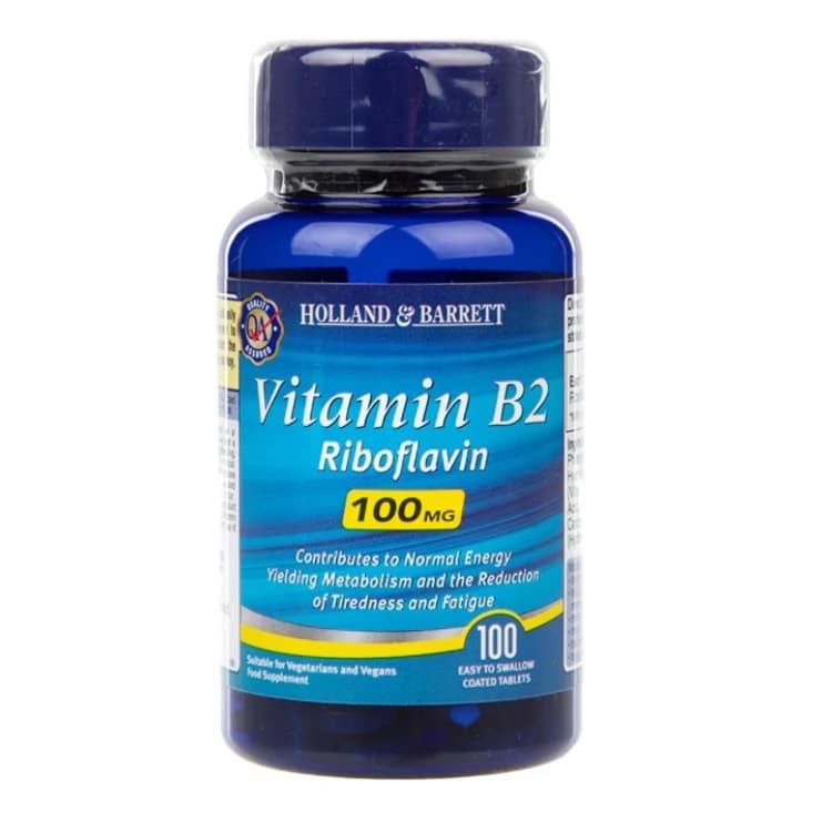 Vitamín B2, 100 mg - 100 tabliet