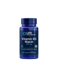 Vitamín B3 Niacín, 500 mg - 100 kapsúl