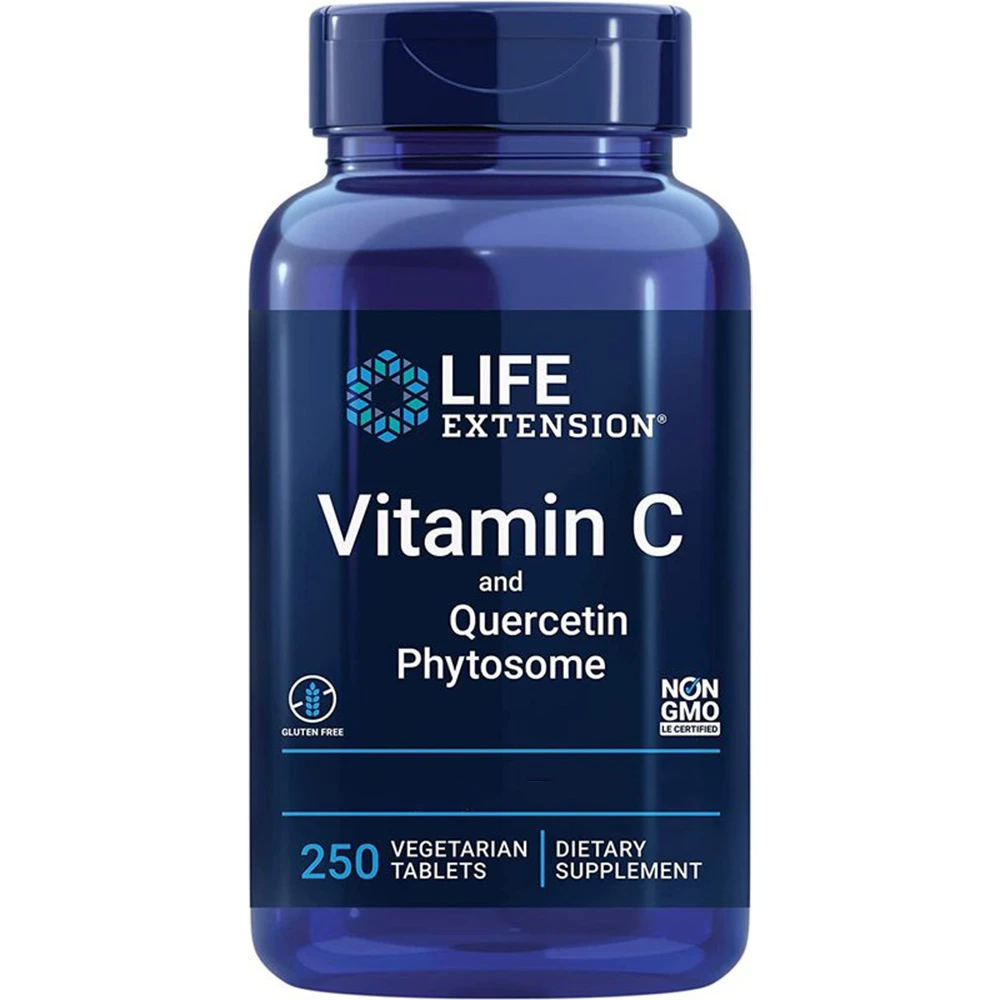 Vitamín C a Bio-Quercetin Phytosome - 250 vegetariánskych tabliet – Obrázok 4