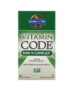Vitamin Code Surový K-komplex - 60 vegánskych kapsúl