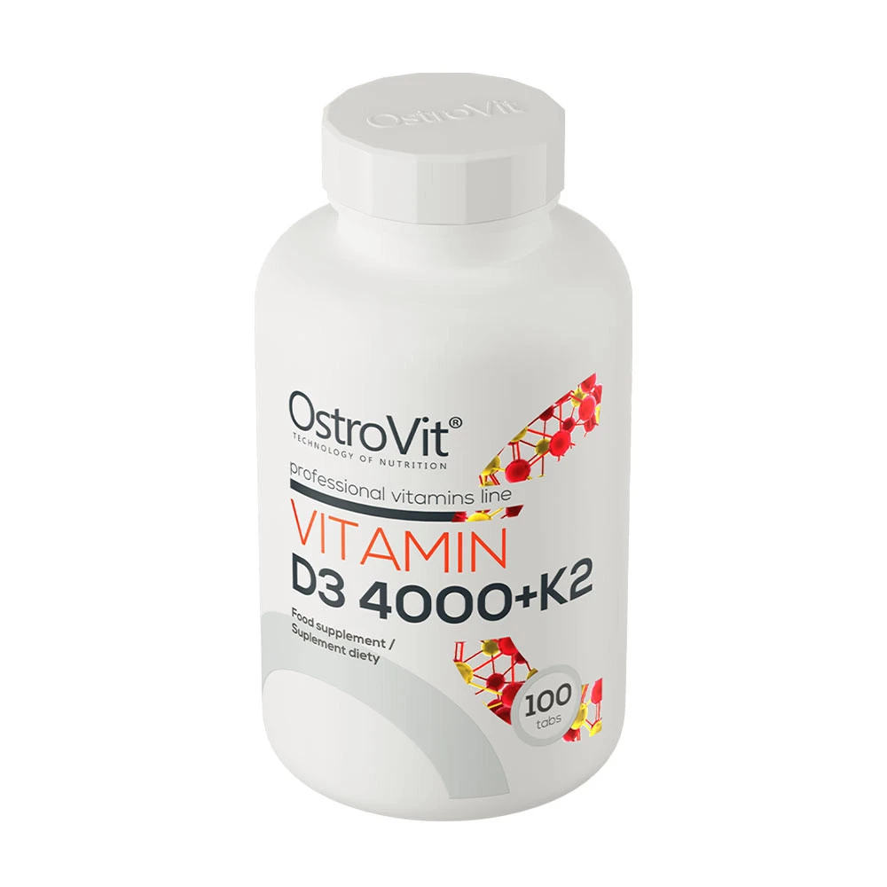 OstroVit - Vitamín D3 4000 + K2 - 100 tabliet – Obrázok 6