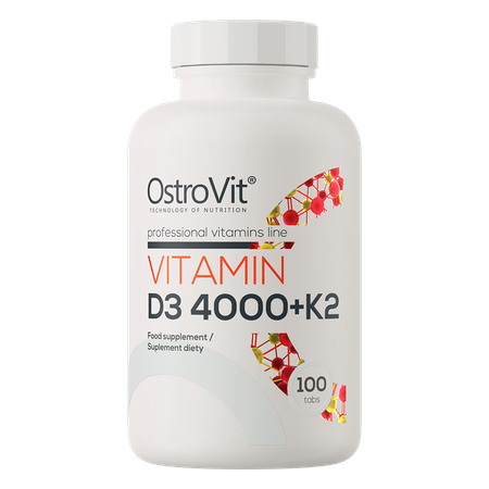 OstroVit - Vitamín D3 4000 + K2 - 100 tabliet