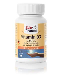 Vitamín D3, 5000 IU - 90 kapsúl