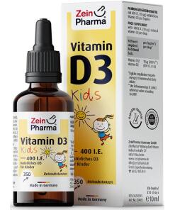 Vitamín D3 kvapky pre deti, 400 IU - 10 ml