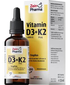 Vitamín D3 + K2 - 25 ml