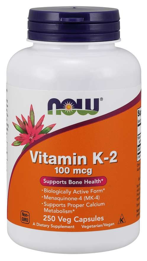 Vitamín K-2, 100 mcg - 250 kapsúl