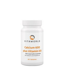 Vitaworld - Vitaworld Vápnik 600 plus vitamín D3 (60 tabliet)
