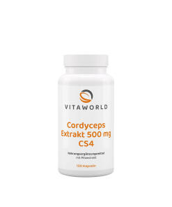 Vitaworld - Vitaworld Extrakt z Cordycepsu 500 mg CS4 (100 kapsúl)