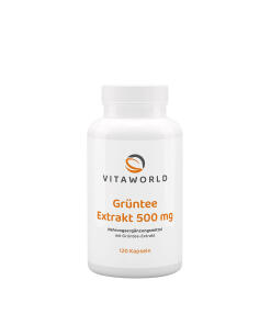 Vitaworld - Výťažok zo zeleného čaju 500 mg (120 kapsúl)