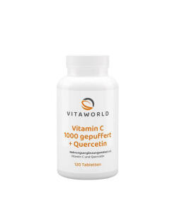 Vitaworld - Vitaworld Vitamín C 1000 s obalmi + Kvercetín (120 tabliet)