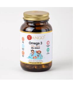 Yango Omega 3 pre deti EPA + DHA (60 kapsúl)