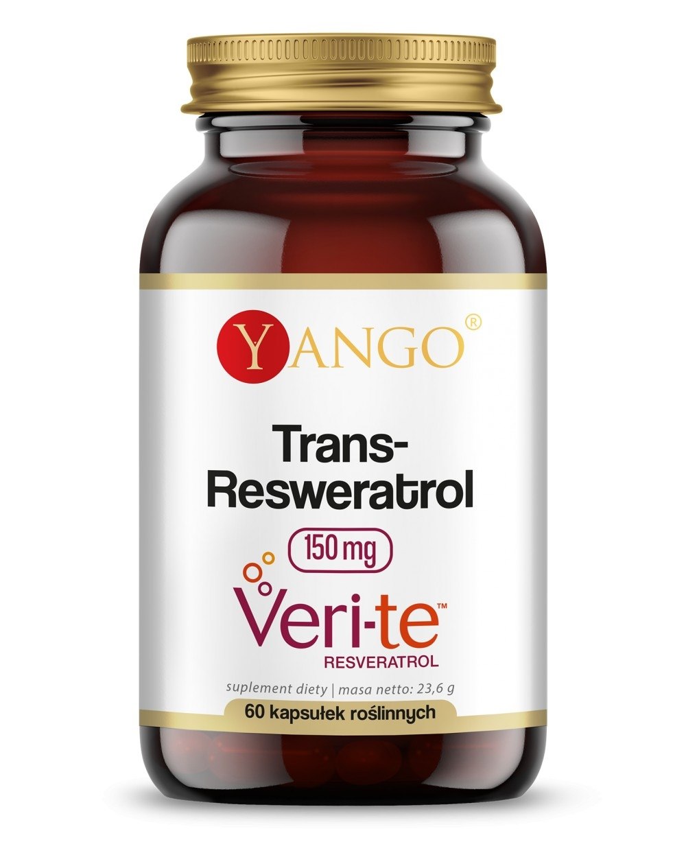 Yango - YANGO Trans-Resveratrol Veri-te, 150 mg (60 kapsúl)