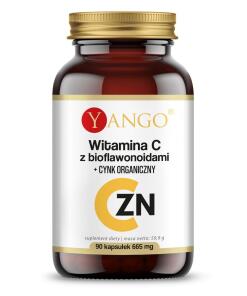 Yango - YANGO Vitamín C s bioflavonoidmi + organický zinok (90 kapsúl)