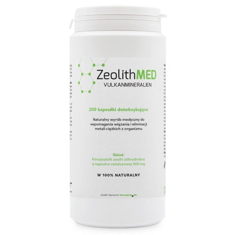 ZeolithMED - Ultra jemný mikronizovaný lekársky zeolit (200 kapsúl)