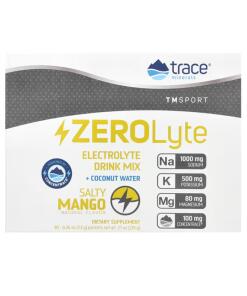 Trace Minerals - ZEROLyte, Slané mango - 30 sáčkov