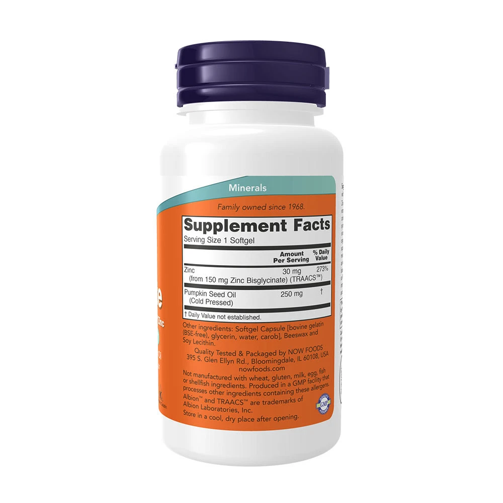 Zinkglycinát - 120 mäkkých kapsúl – Obrázok 2