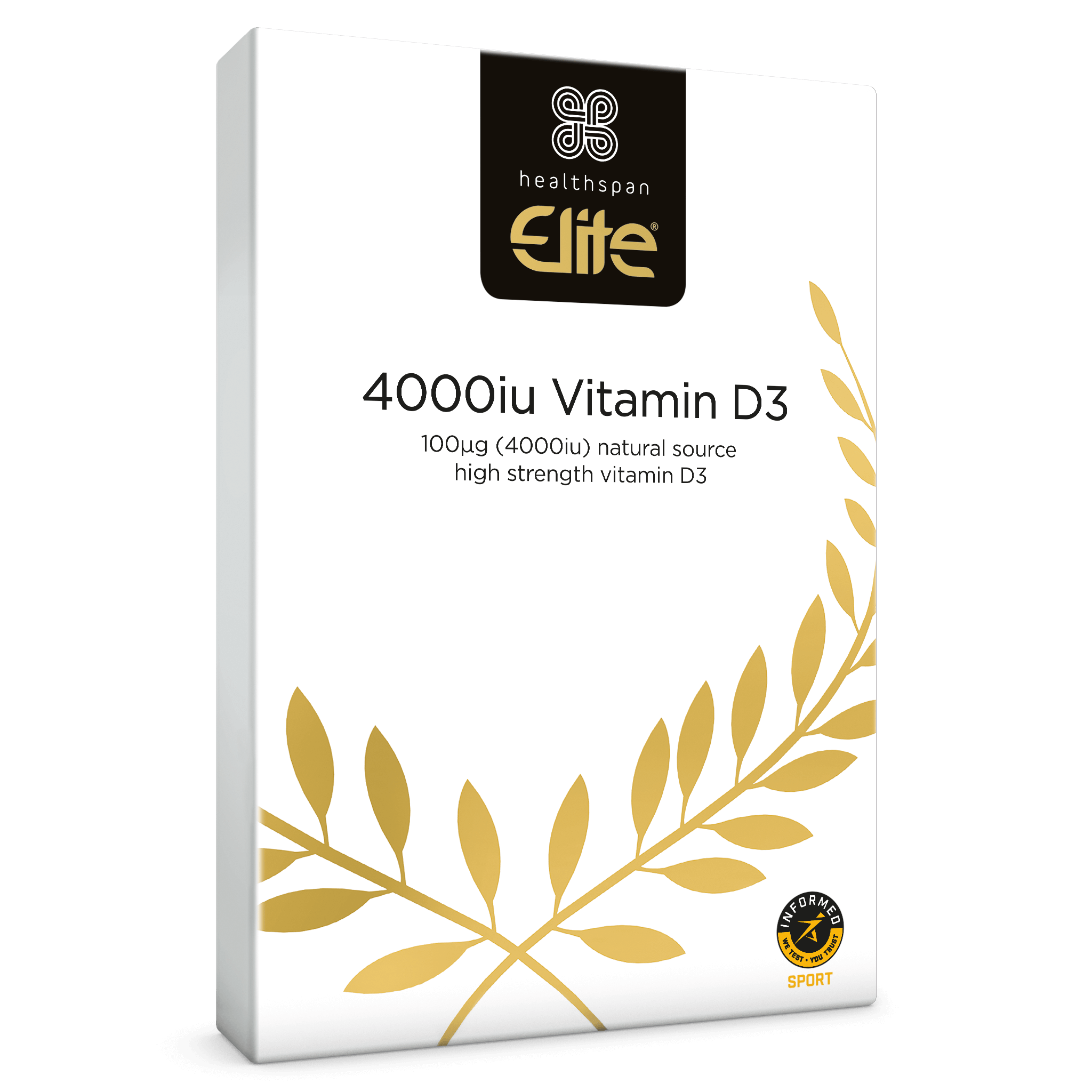 Elite vitamín D3, 4000 IU - 120 kapsúl