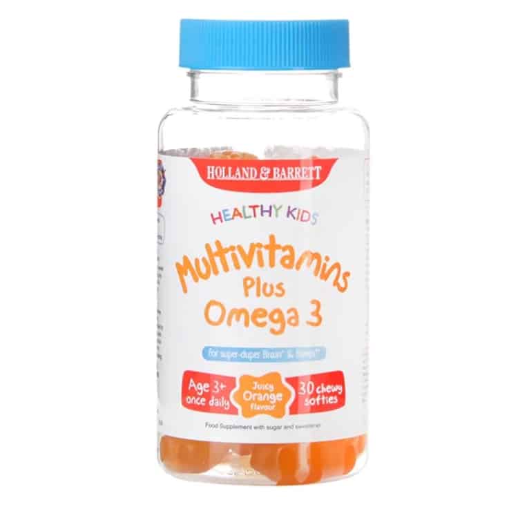 Multivitamíny pre zdravé deti plus omega 3 - 30 želatínových tabliet