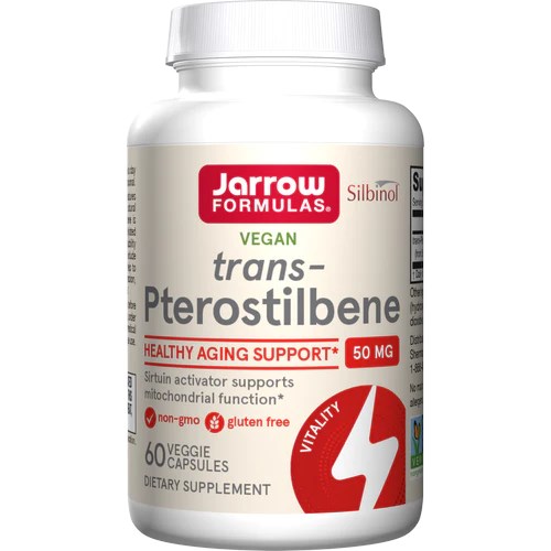 Trans-Pterostilbén, 50 mg - 60 rastlinných kapsúl