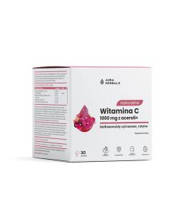Aura Herbals - AURA HERBALS Prírodný vitamín C 1000 mg z aceroly, sáčky (30 ks)