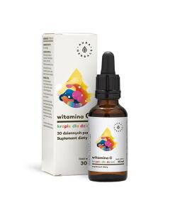 Aura Herbals - AURA HERBALS Vitamín C pre deti, 100 mg, kvapky (30 ml)