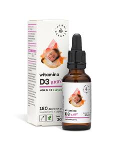 Aura Herbals - AURA HERBALS Vitamín D3 400 IU pre deti (30 ml)