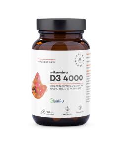 Aura Herbals - AURA HERBALS Vitamín D3, 4000 IU, 100 mcg (90 kapsúl)