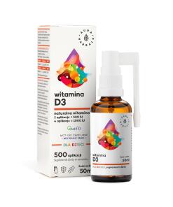 Aura Herbals - AURA HERBALS Vitamín D3 pre deti, MCT (50 ml)