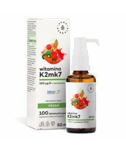 Aura Herbals - AURA HERBALS Vitamín K2mk7, 100 mcg Vegan (50 ml)
