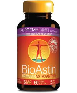Cyanotech Co - CYANOTECH CO Bioastin Supreme - astaxantín, 6 mg (60 kapsúl)