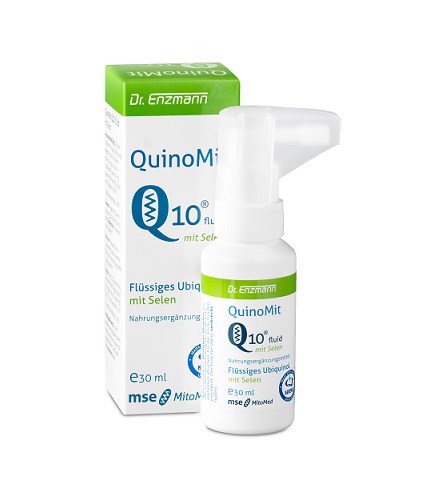 Dr. Enzmann MSE QuinoMit Q10 tekutina so selénom (30 ml)