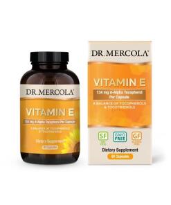Dr. Mercola - Vitamín E (90 kapsúl)
