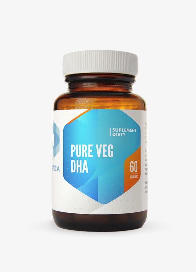 Hepatica Pure Veg DHA Prírodný rastlinný DHA (60 kapsúl)