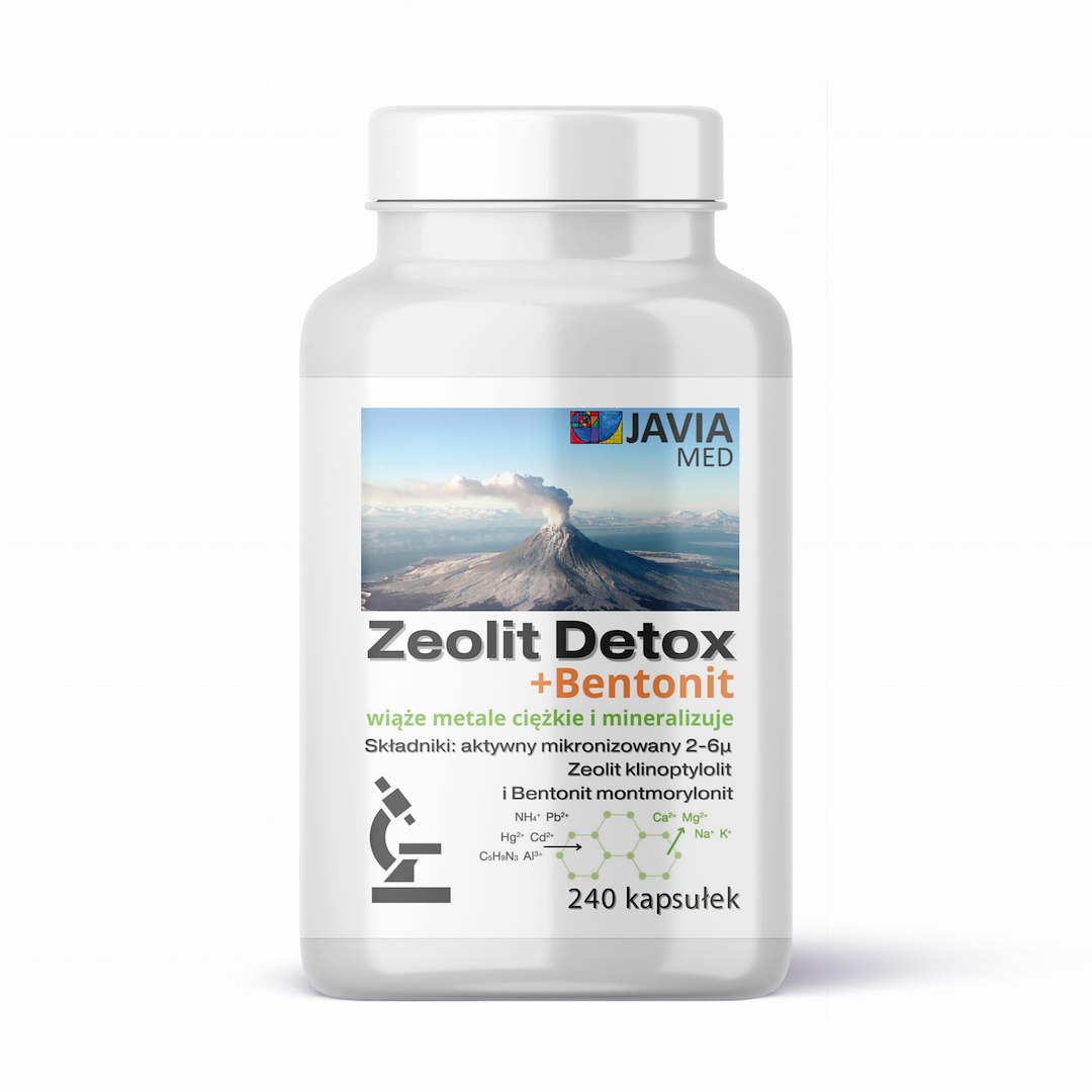 JAVIA - JAVIA Zeolit Detox + Bentonit (240 kaps.)
