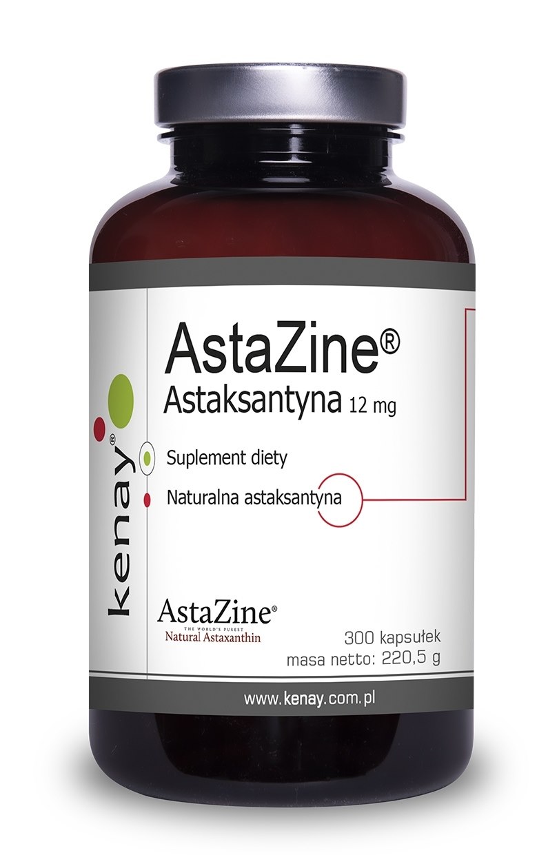 Kenay AstaZine – Astaxantín 12 mg pre podporu zdravia (300 kapsúl)