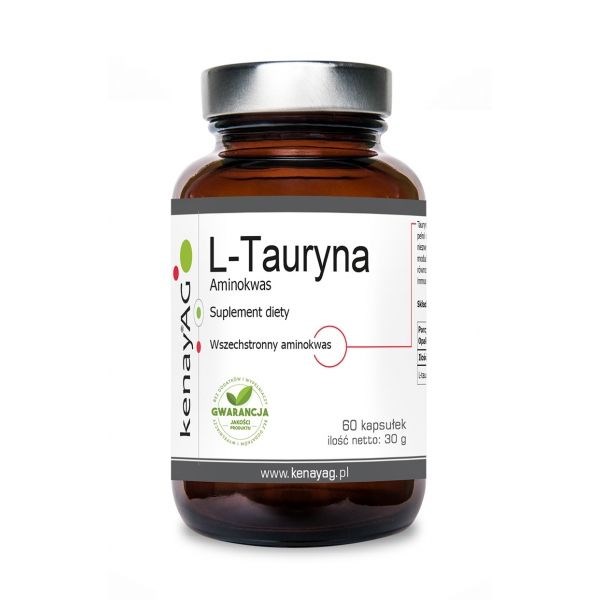 Kenay L-taurín - Podpora normálnej funkcie svalov a energie (60 kapsúl)