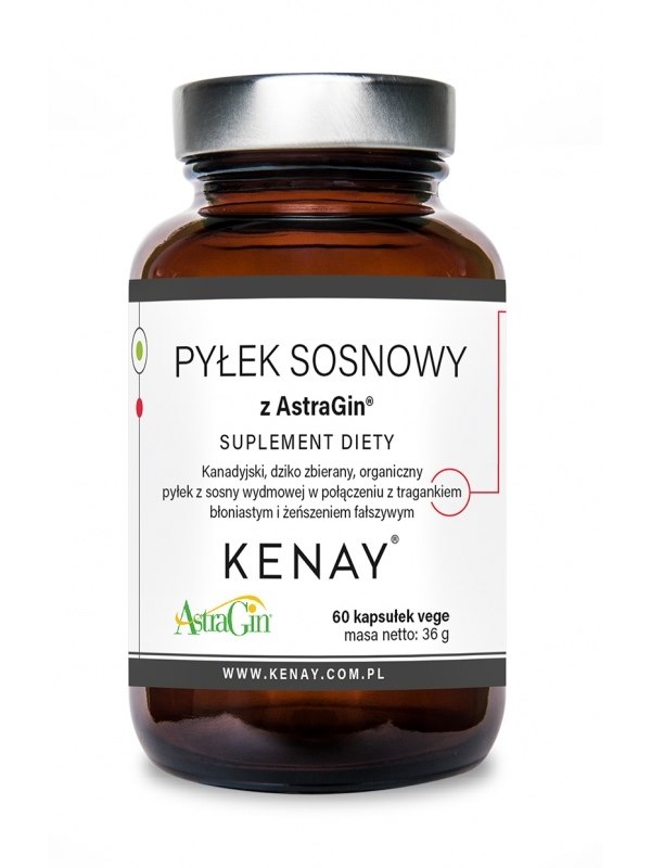 Kenay - Pine Pollen s AstraGin® pre optimálnu podporu vitality (60 veg. kapsúl)