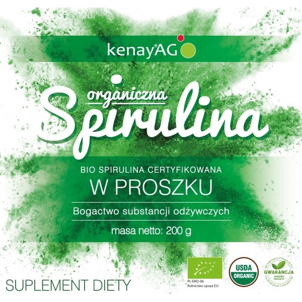 Kenay - KENAY Spirulina Organic Powder (200 g / 7,055 oz.)