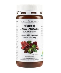 Krauterhaus Sanct Bernhard - KRAUTERHAUS SANCT BERNHARD Horse Chestnut Vine Leaf  (120 caps)