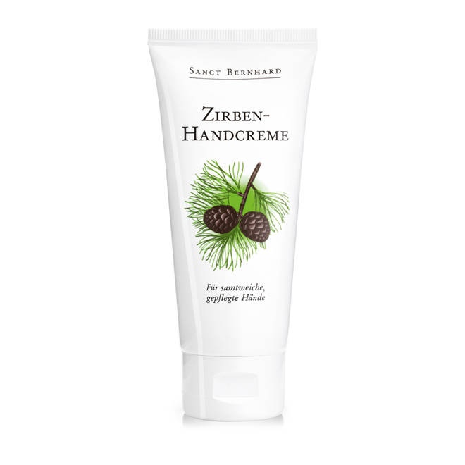 Krauterhaus Sanct Bernhard - KRAUTERHAUS SANCT BERNHARD Zirben hand cream with limba pine oil (100 ml / 3,4 fl. oz.)