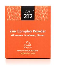 Labs212 - LABS212 Zinc Complex Powder - Gluconate, Picolinate, Citrate (45 g / 1,587 oz.)