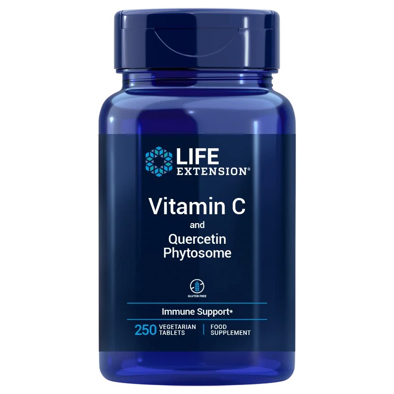 Life Extension - Vitamín C a Quercetin Phytosome, EU verzia (250 tabliet)