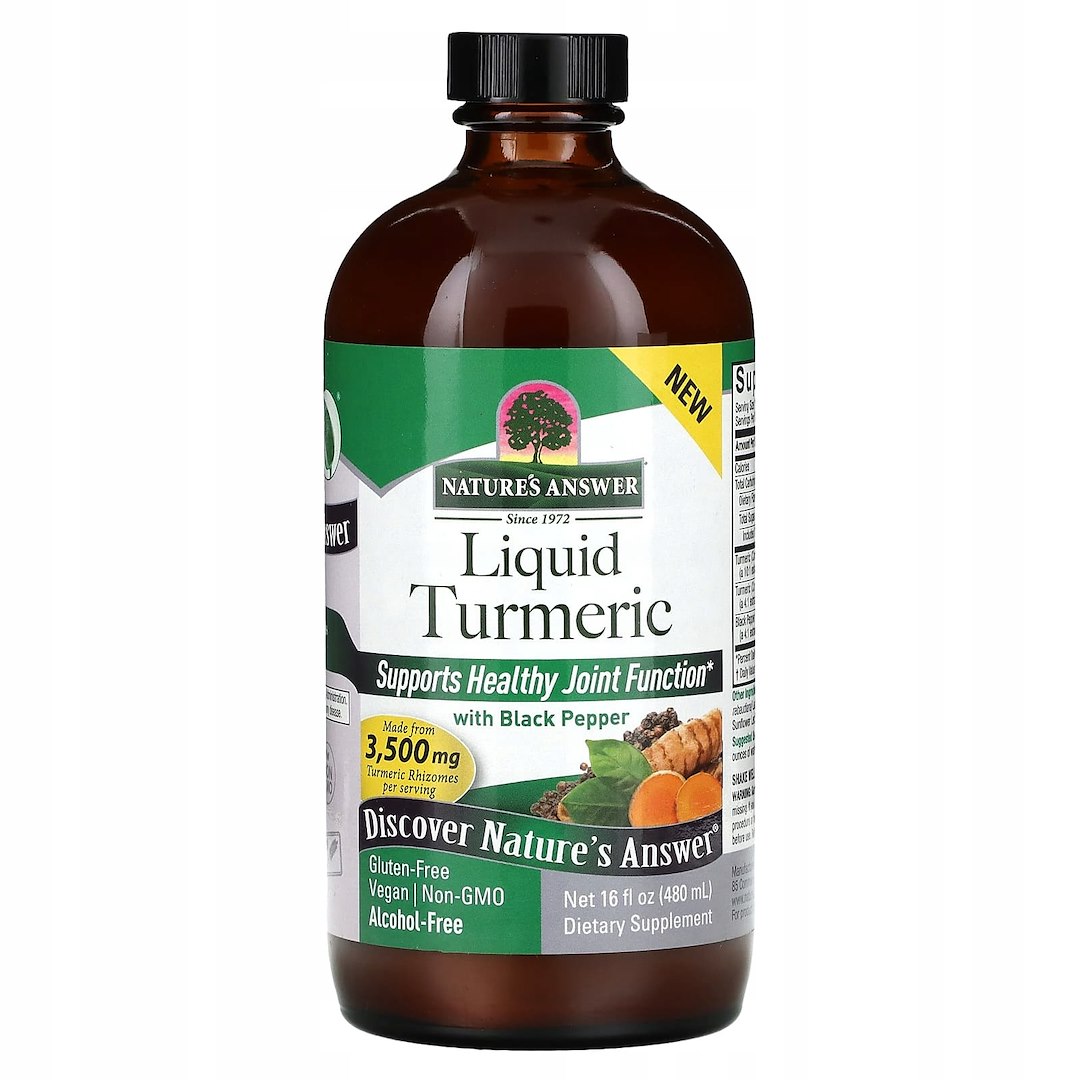 Nature's Answer - NATURE'S ANSWER Turmeric with Black Pepper (480 ml)