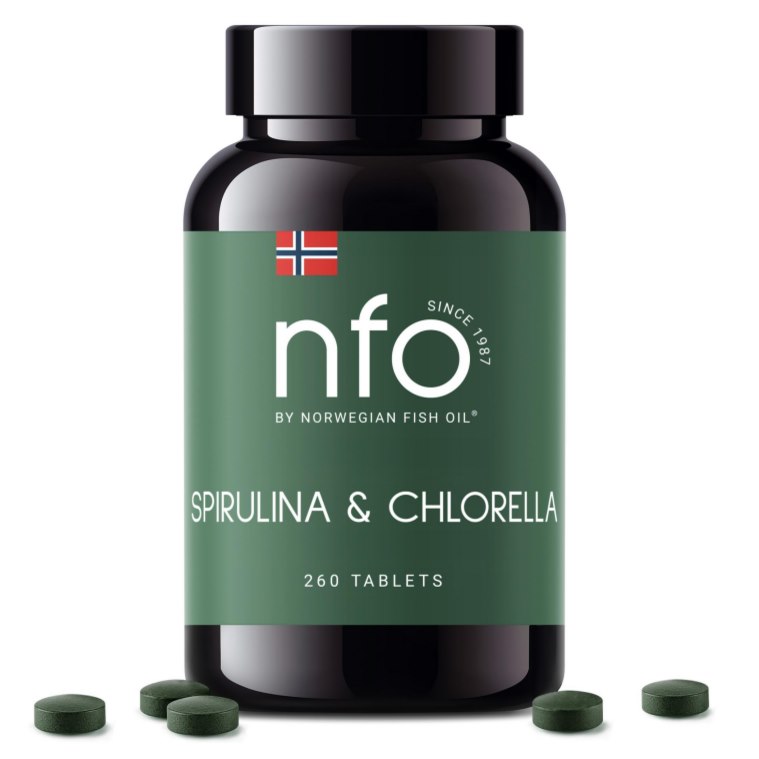 NFO - NFO Spirulina & chlorella (260 tabs)