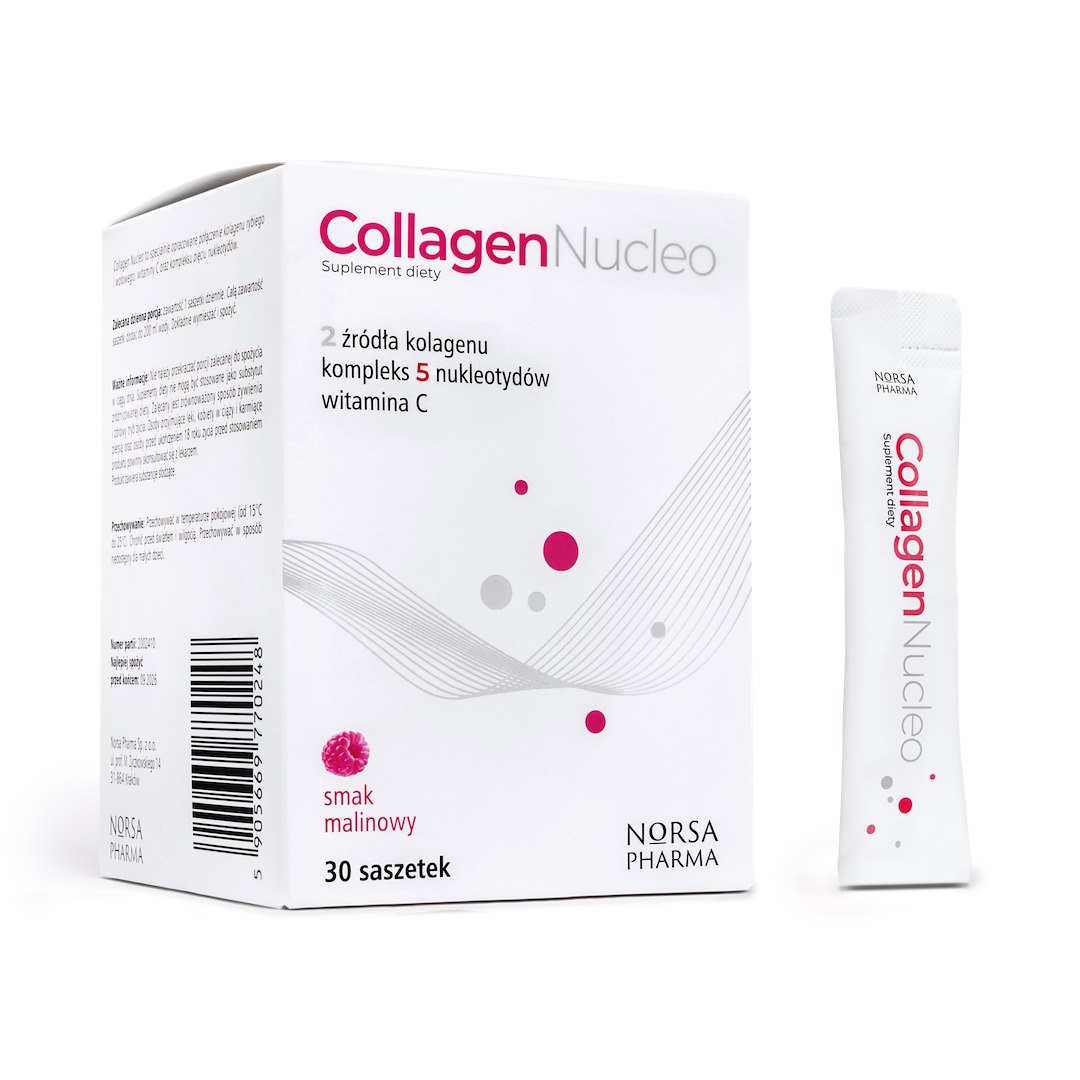 NORSA PHARMA Collagen Nucleo - Malinový Príchuť (30 Kusov)
