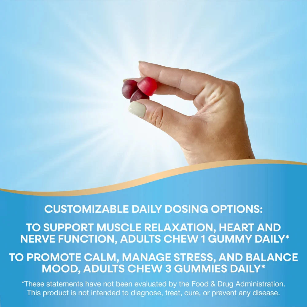 Nature's Way - Magnéziové gumové cukríky (60 gumičiek) – Obrázok 10