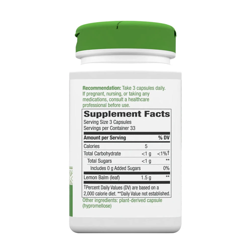 Nature's Way - Medovka lekárska (100 kapsúl) – Obrázok 4